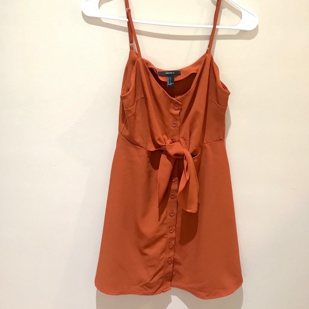 Forever 21 Orange Mini Dress